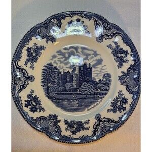 Johnson Brothers Old Britain Castles Blue/White Ironstone Plate 10" England